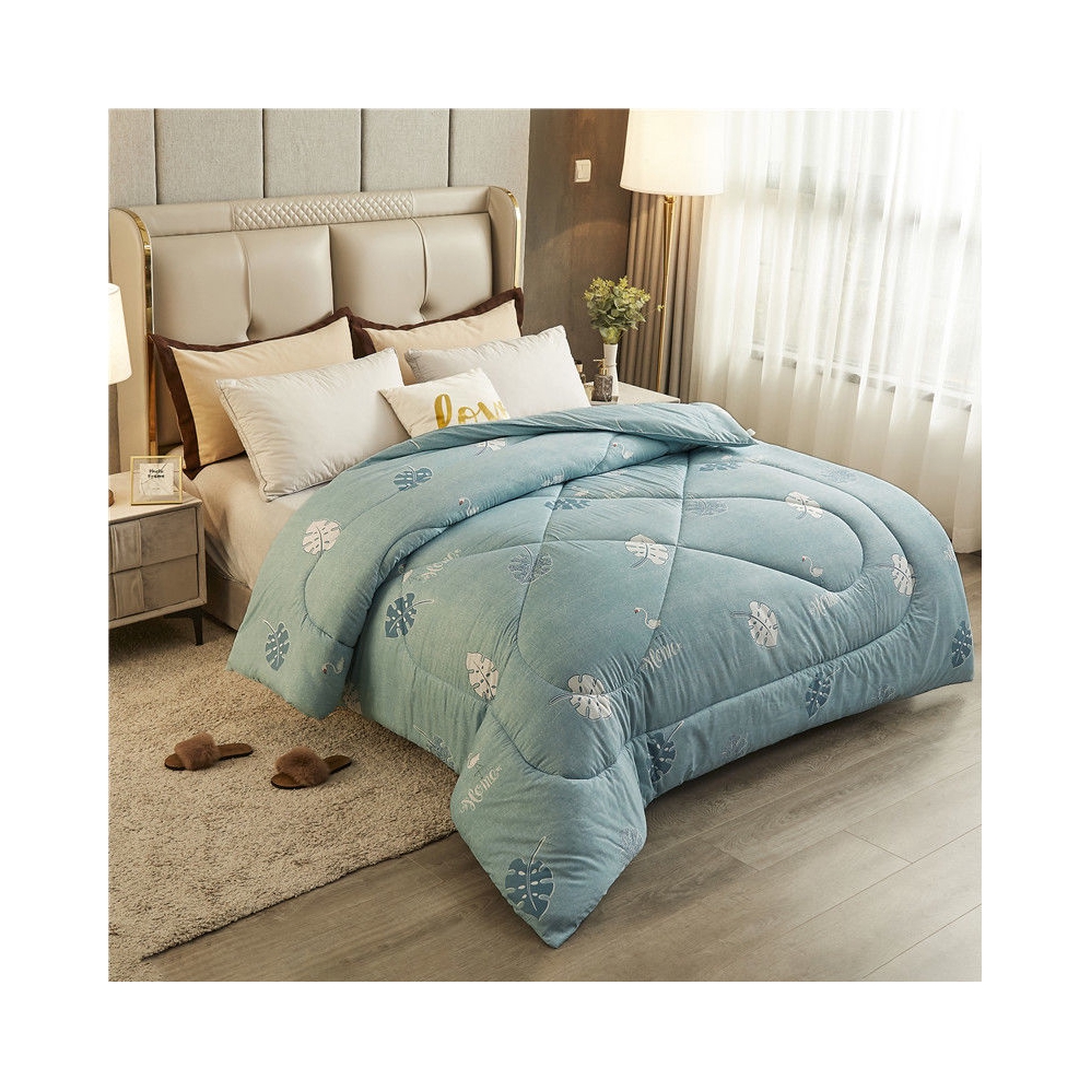 推荐商品：圣狄拉 A类 磨毛 加厚面料 大豆纤维被子 冬被 学生宿舍保暖