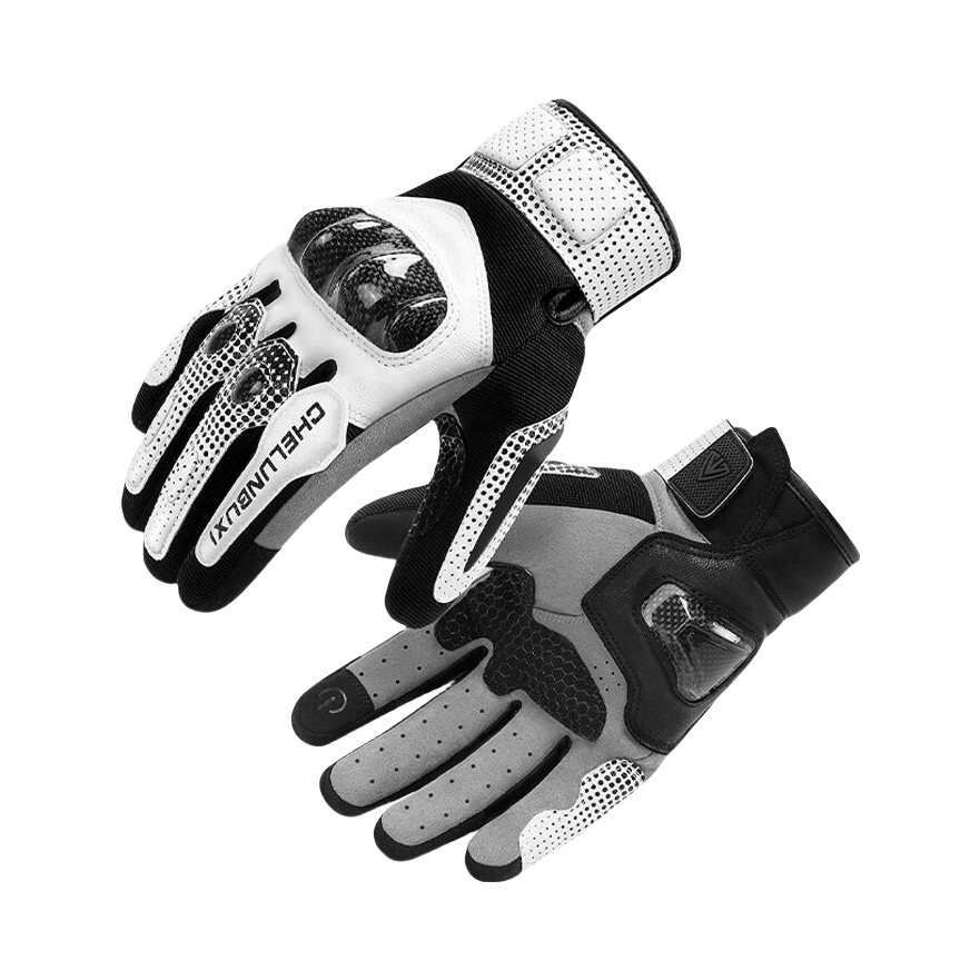 推荐商品：车轮不息 防泼水 防护防滑 碳纤维 骑行手套