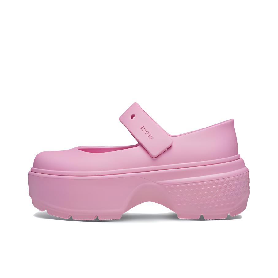推荐商品：Crocs/卡骆驰 Stomp Mary Jane 雪屋玛丽珍 凉鞋 舒适一字带简约时尚 小香粉