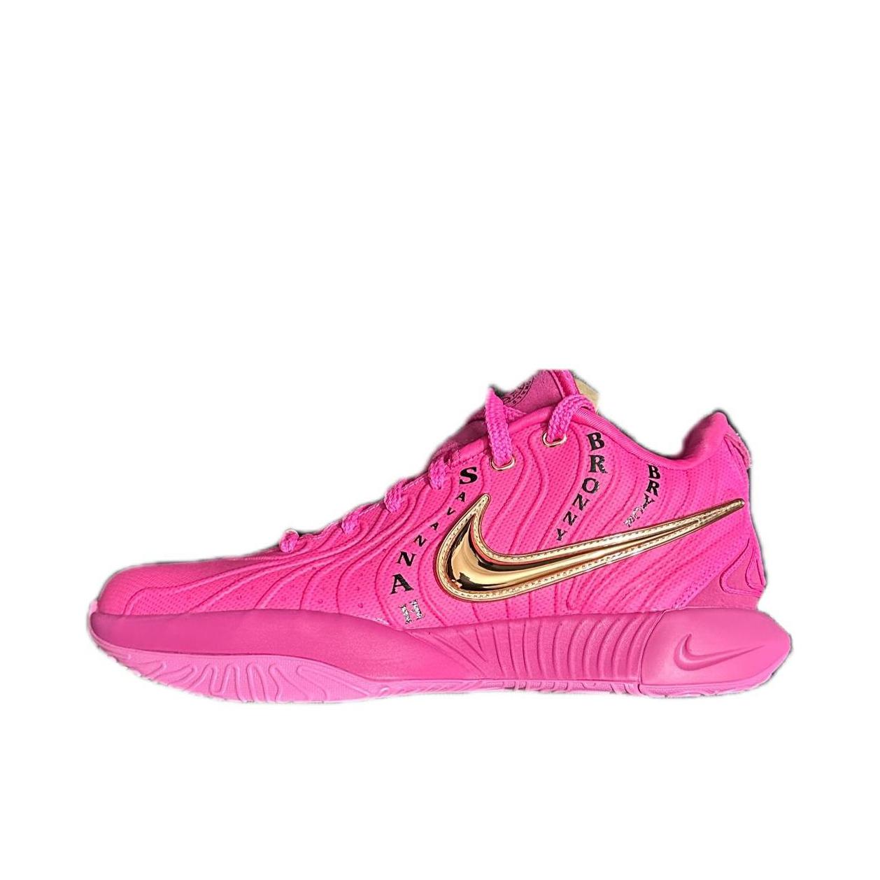 推荐商品：Nike Zoom Lebron 21 詹姆斯 篮球鞋 缓震抗扭耐磨轻便支撑抓地训练 粉色/金色  