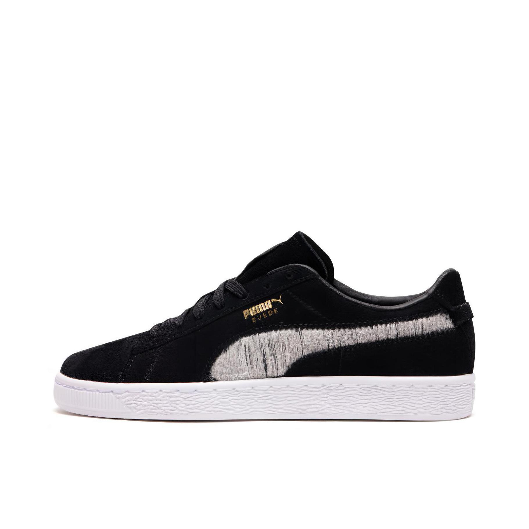 推荐商品：Puma/彪马 Suede Classic 面包鞋 板鞋 舒适百搭防滑耐磨轻便透气复古低帮圆头 Black 黑色/丹宁