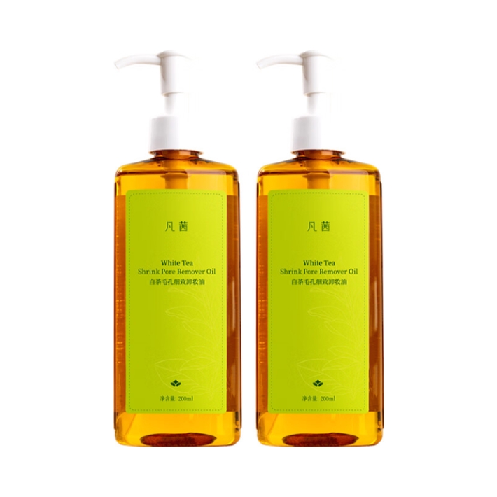 推荐商品：Fanxishop/凡茜 白茶毛孔细致卸妆油 敏感肌温和不刺激深层清洁