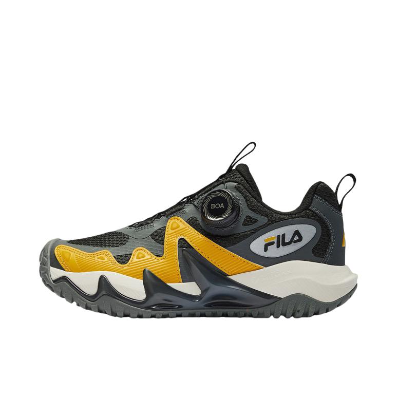 推荐商品：FILA/斐乐 舒适 百搭 耐磨 运动鞋儿童 K14B442501F 大童/黑色/影黑灰