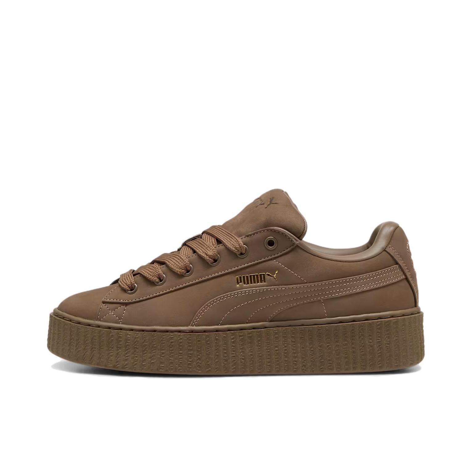 推荐商品：Puma/彪马 Creeper Phatty 板鞋 舒适透气防滑耐磨复古百搭简约灯芯绒 金色/灰褐色