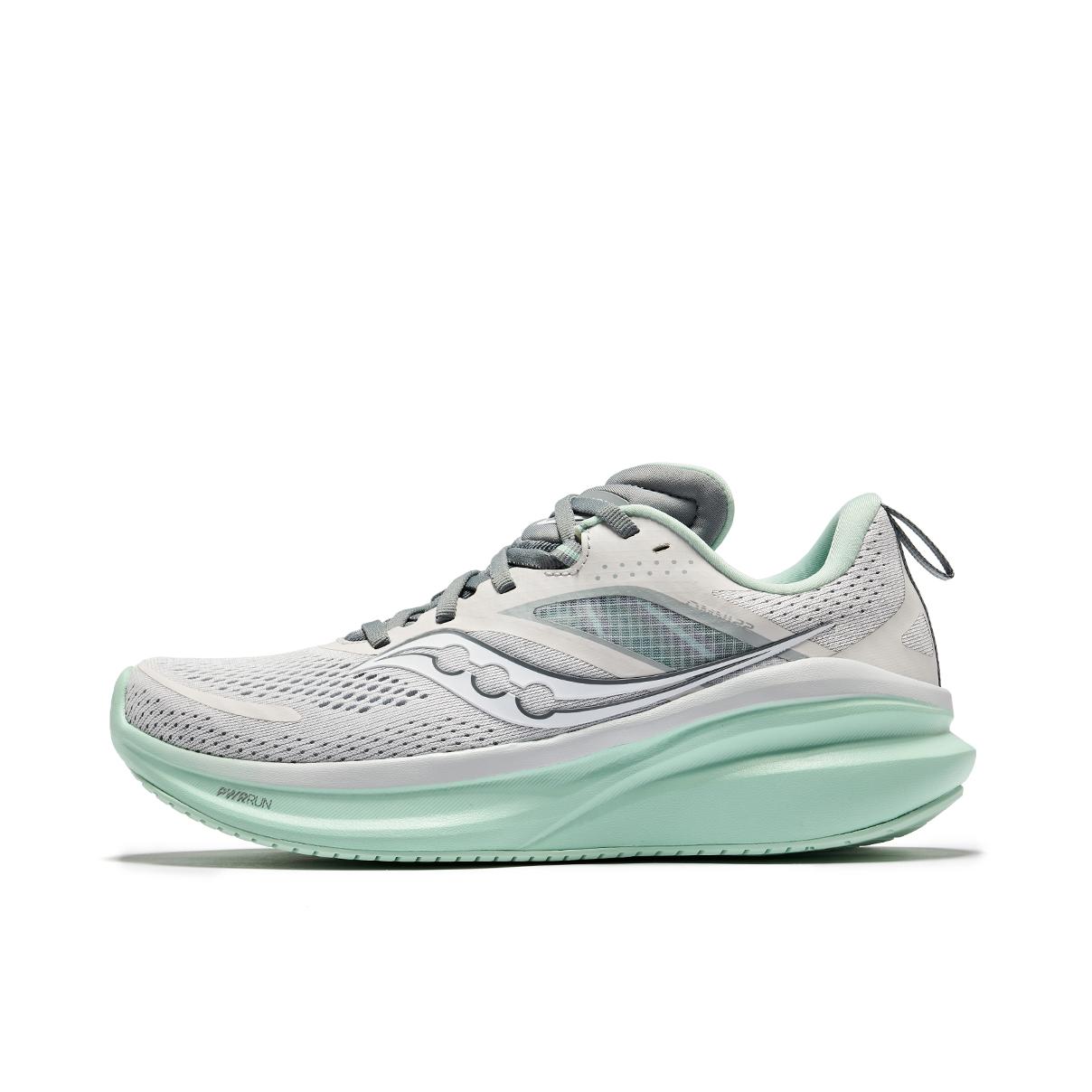 推荐商品：Saucony/索康尼 OMNI 全擎22 耐磨 舒适 缓震 稳定支撑 支撑型 跑鞋 女款/珍珠白