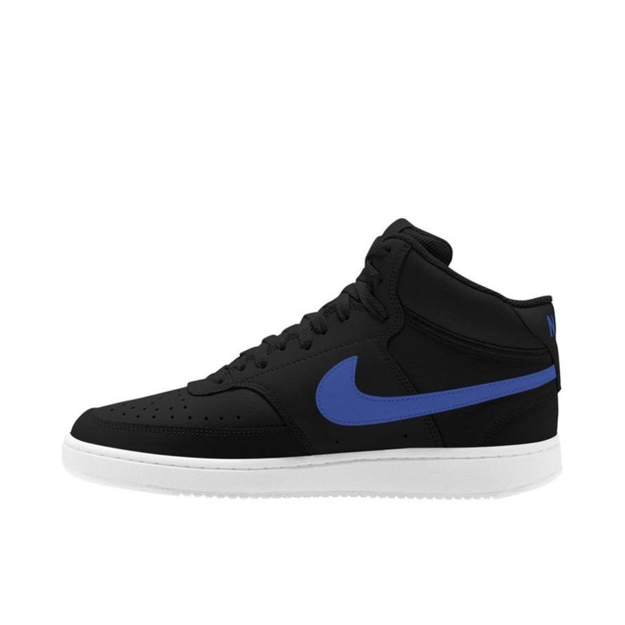 推荐商品：Nike Court Vision 板鞋 复古缓震抓地防滑轻便 黑色/蓝色