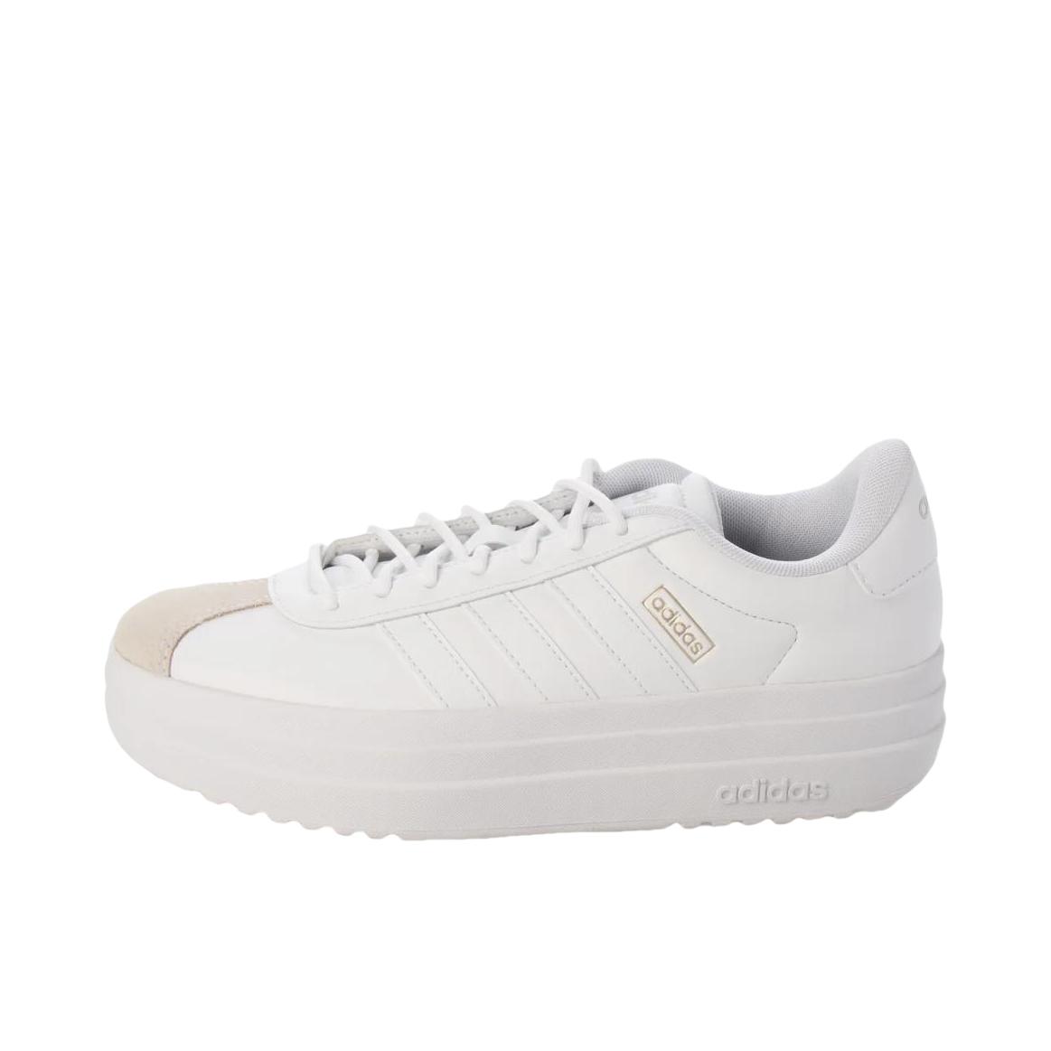 推荐商品：adidas VL Court 3.0 板鞋 T头鞋 德训鞋 舒适百搭防滑耐磨运动休闲贴合支撑圆头 纯白色