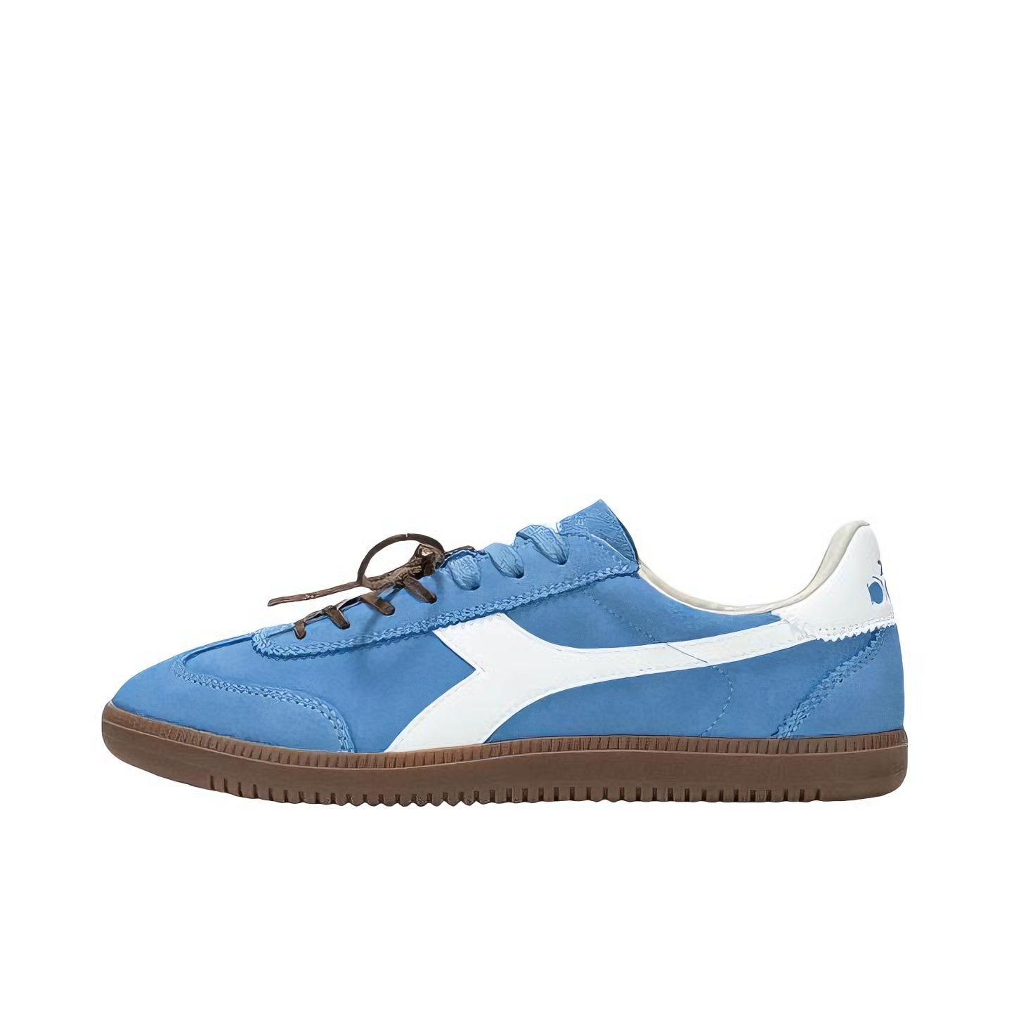 推荐商品：Diadora Saunter OG 舒适 耐磨 百搭 板鞋 地衣蓝/亮白色