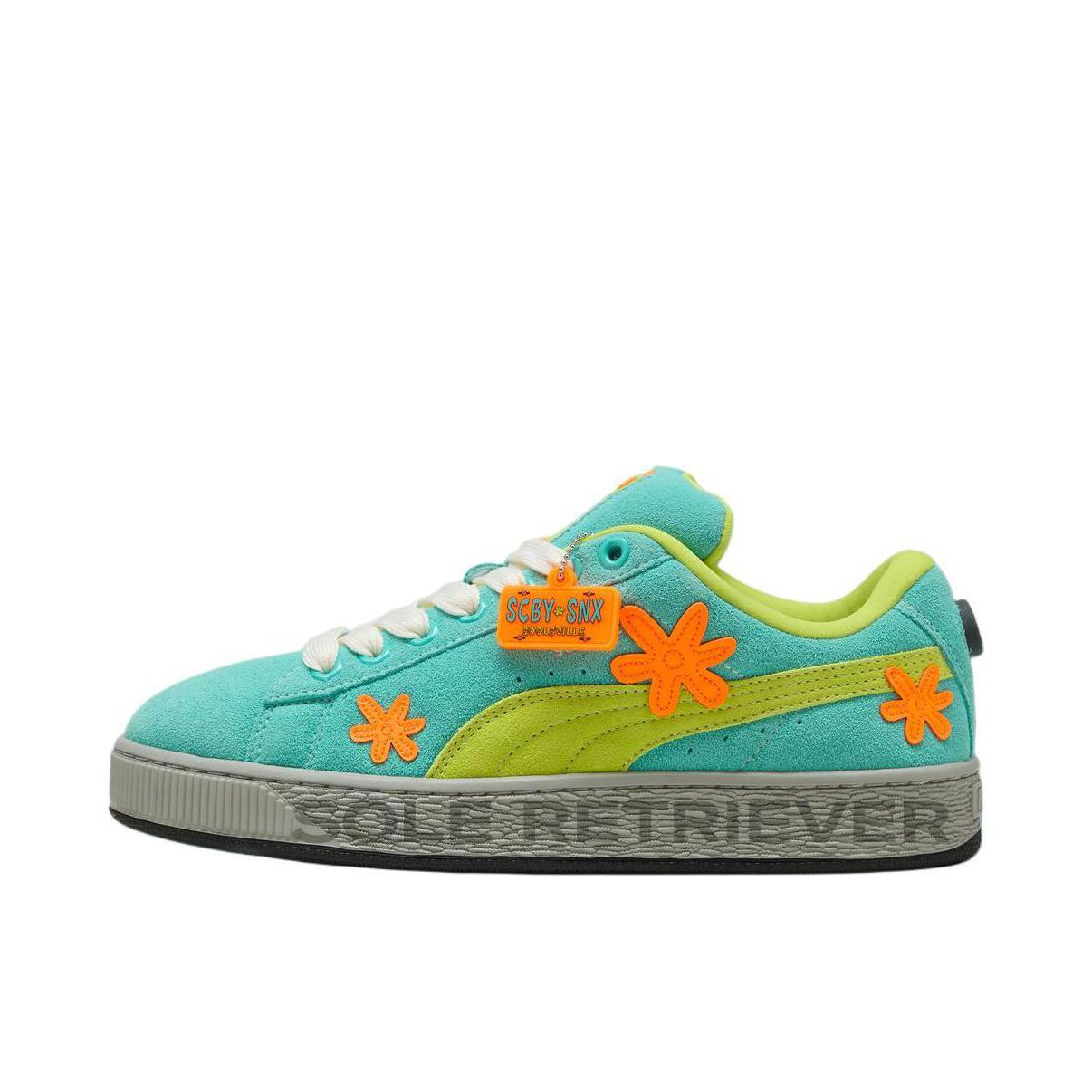 推荐商品：Puma/彪马 Suede XL 面包鞋 板鞋 薄底舒适百搭轻便耐磨复古 Scooby-Doo联名/青柠色
