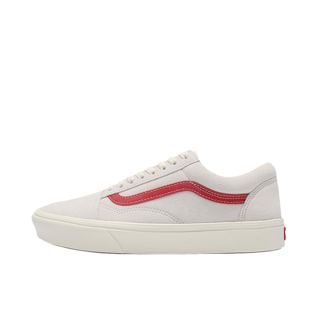 推荐商品：Vans/范斯 Old Skool 滑板鞋 板鞋 轻便防滑复古舒适经典 白色/红色/灰色
