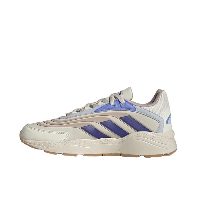 推荐商品：adidas CrazyChaos 2.0 运动休闲鞋 防滑耐磨舒适减震轻便透气复古百搭 米白/蓝色
