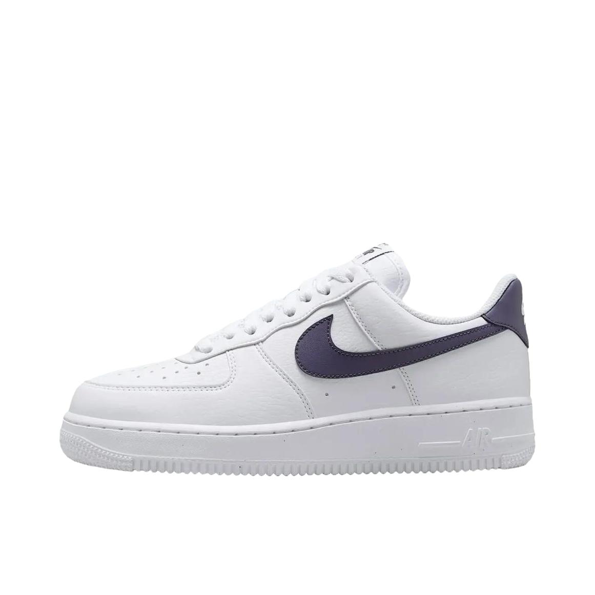 推荐商品：Nike Air Force 1 空军一号 板鞋 轻便舒适百搭耐磨防滑复古 女款/白色/深紫色  