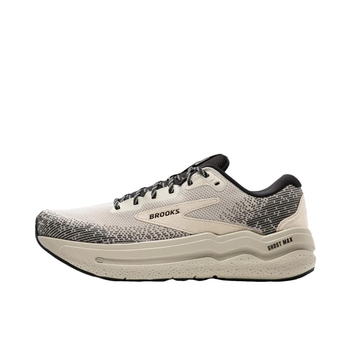 推荐商品：Brooks/布鲁克斯  Ghost 幽灵 Max 2  注氮 舒适缓震 防滑耐磨 厚底 平衡支撑 百搭 马拉松  跑鞋 米色