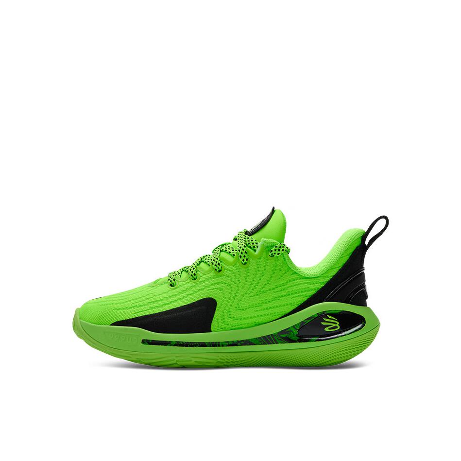推荐商品：Under Armour/安德玛 Curry 12 防滑 减震 儿童篮球鞋 小童/荧光绿
