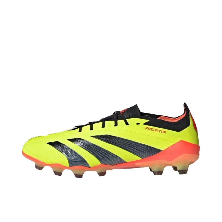推荐商品：adidas Predator Elite 2G/3G AG 顶级 胶质短钉 人工草场 防滑耐磨 足球鞋 黄色 
