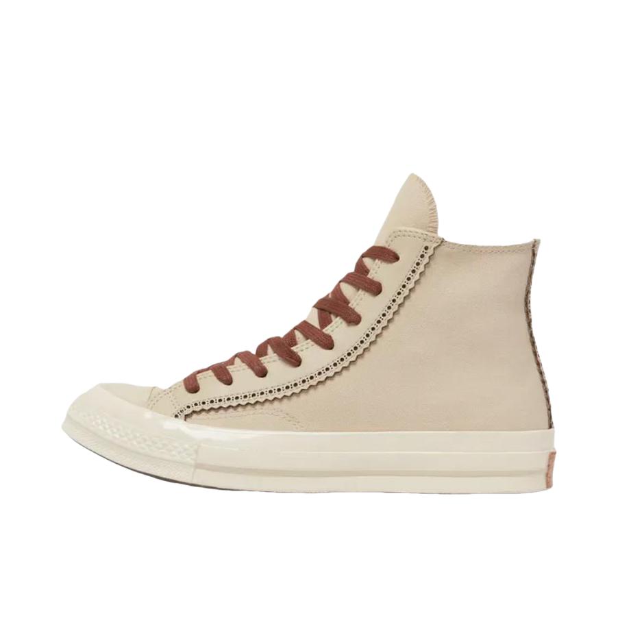 推荐商品：Converse/匡威 1970s 帆布鞋 圆头防滑经典复古轻便时尚拼接百搭 深棕色/米色  