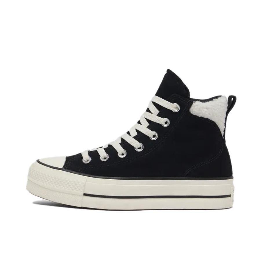 推荐商品：Converse/匡威 Chuck Taylor All Star 帆布鞋 常青款轻便防滑耐磨百搭复古圆头减震贴合高帮 女款/高帮/黑色/米色