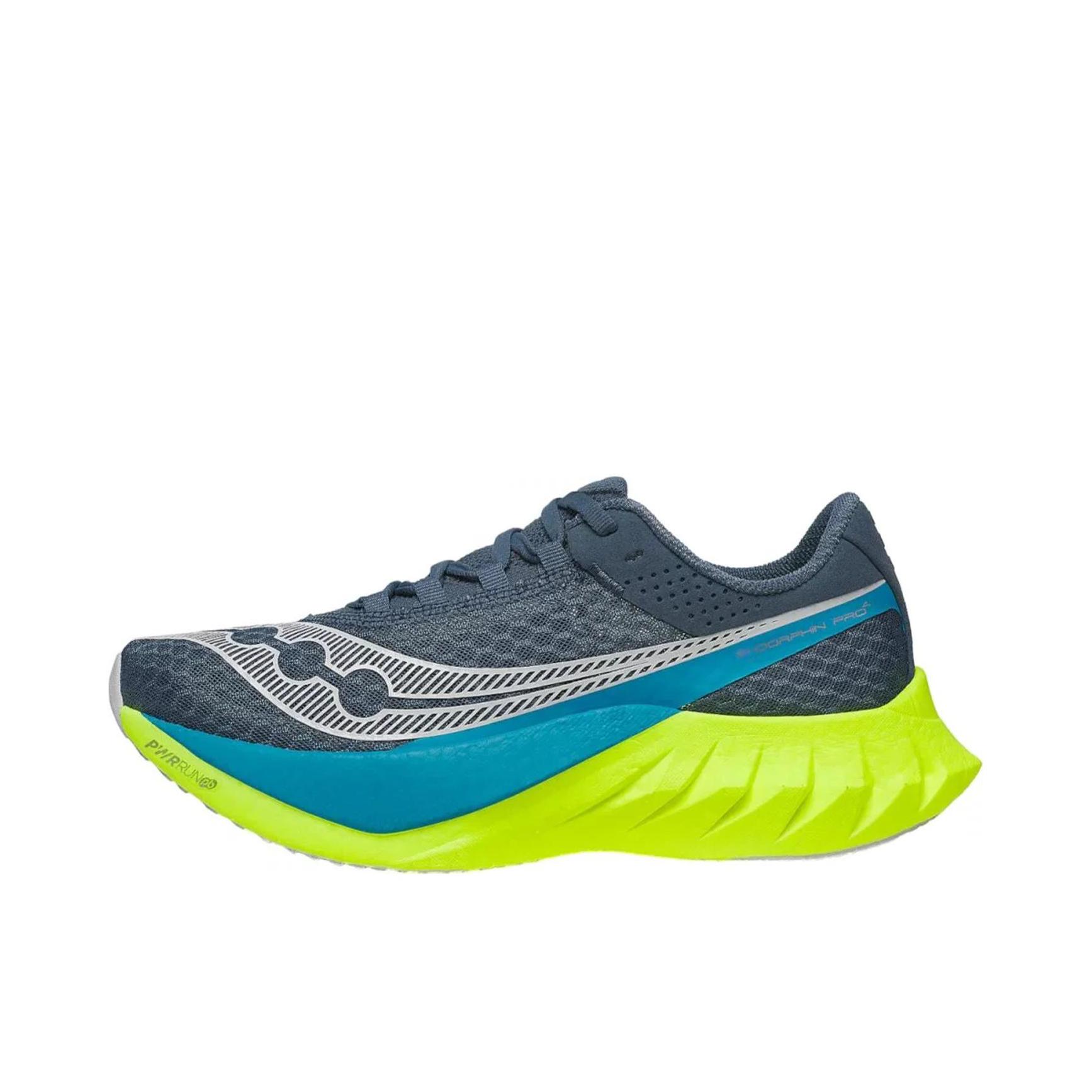 推荐商品：Saucony/索康尼 EndorphinPro 啡鹏4 碳板全掌 回弹 缓震 支撑 防滑耐磨 时尚复古 跑鞋 女款/蓝色