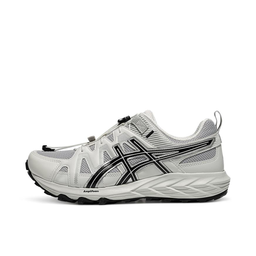 推荐商品：Asics/亚瑟士 Gel-Sonoma FE 越野 透气 系带 缓震 回弹 抓地 织物 合成革 跑鞋 灰色/白色