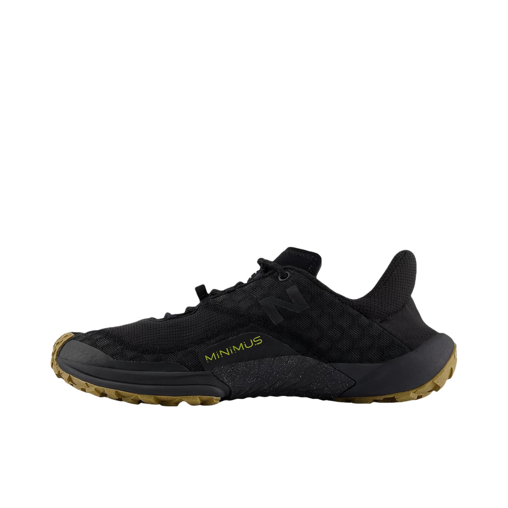 推荐商品：New Balance Minimus Trail 跑鞋 舒适百搭防滑耐磨回弹低帮薄底 D宽/男款/黑色