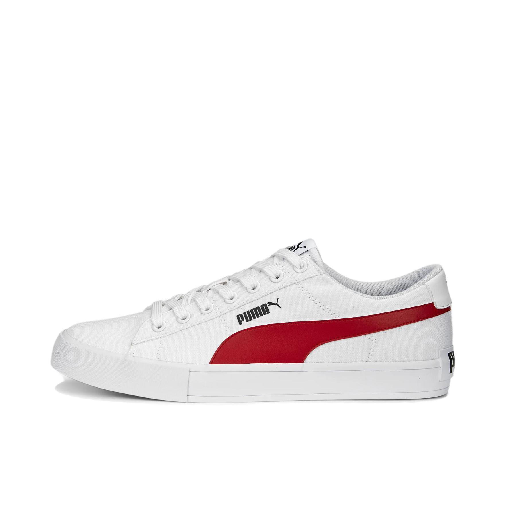 推荐商品：Puma/彪马 Bari Casual 小白鞋 板鞋 减震耐磨轻便透气舒适百搭织物潮流复古 白色/红色/黑色