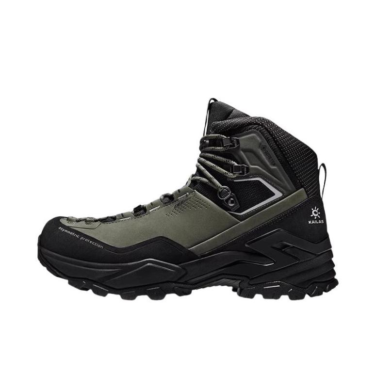 推荐商品：Kailas/凯乐石  5000Mt.2 GTX  防滑耐磨 缓震透气 运动 防水 登山  户外鞋 徒步鞋 GTX/中帮/深苔绿
