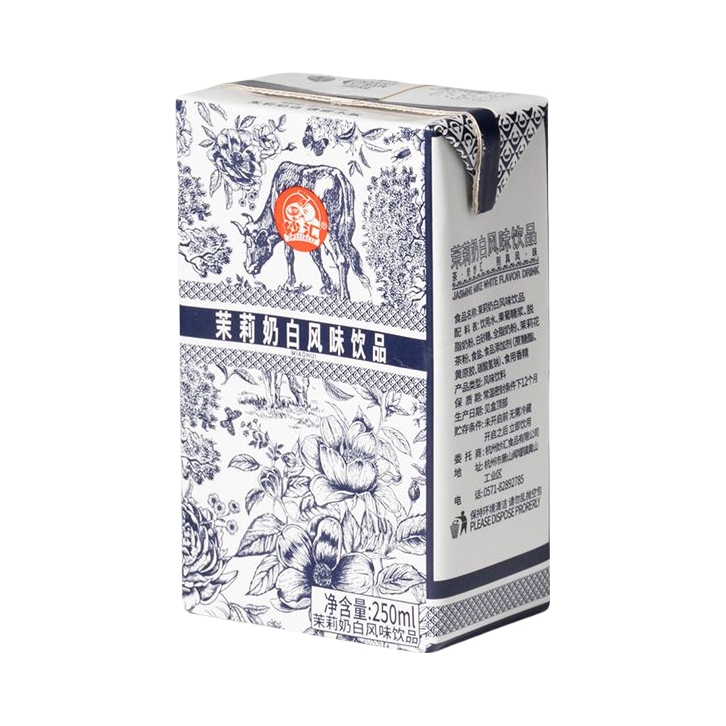 推荐商品：妙汇 茉莉奶白 250ml 盒装