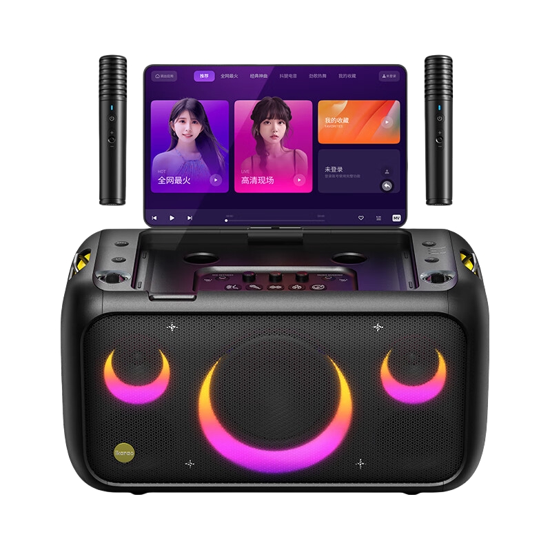 推荐商品：爱畅 户外 ktv k歌 蓝牙音箱 带显示屏 户外HIFi 智能点歌