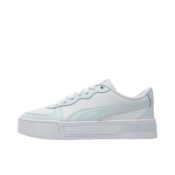 推荐商品：Puma/彪马 Skye 小白鞋 板鞋 复古厚底增高防滑耐磨复轻便网球风 女款/白色/浅蓝色