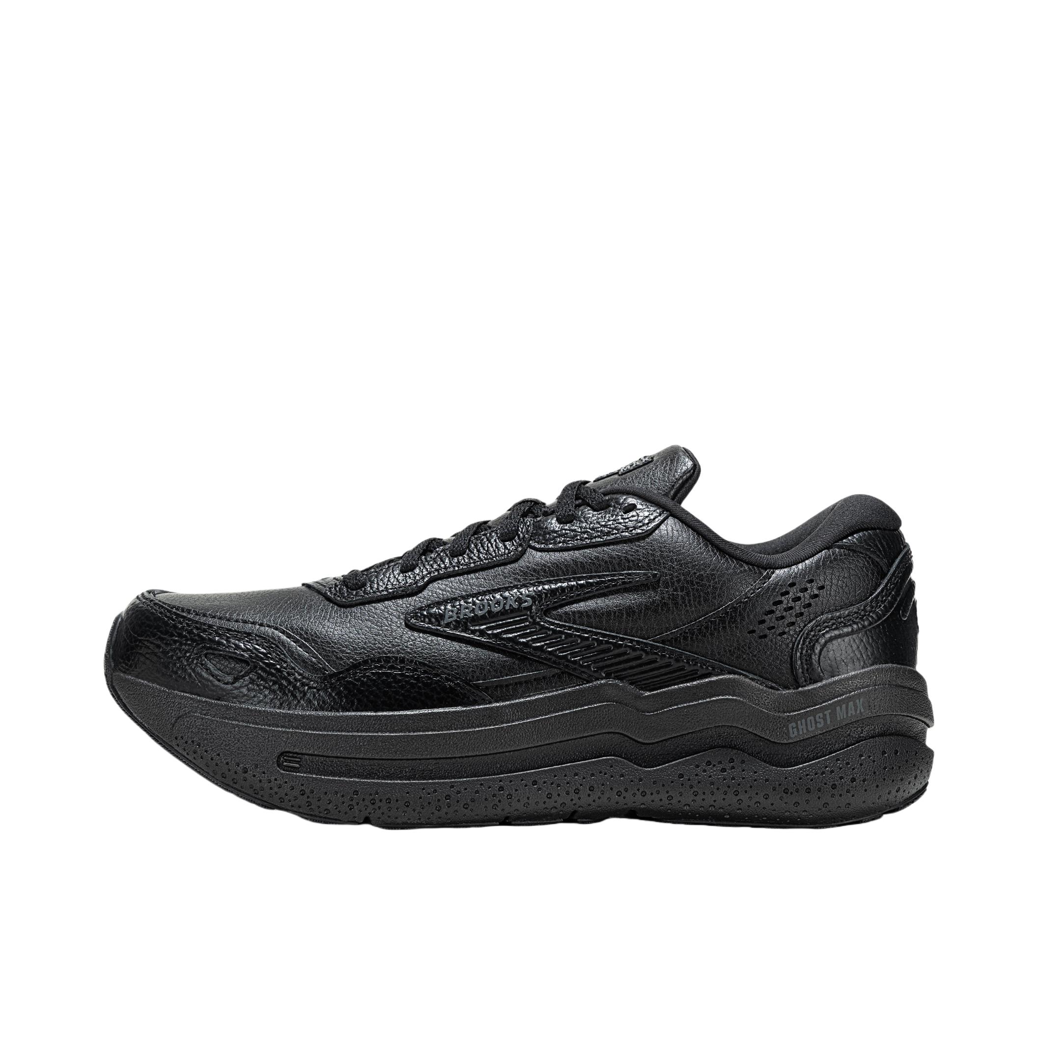 推荐商品：Brooks/布鲁克斯 Ghost Max L 防滑 耐磨 低帮 圆头 跑鞋 女款/黑色 