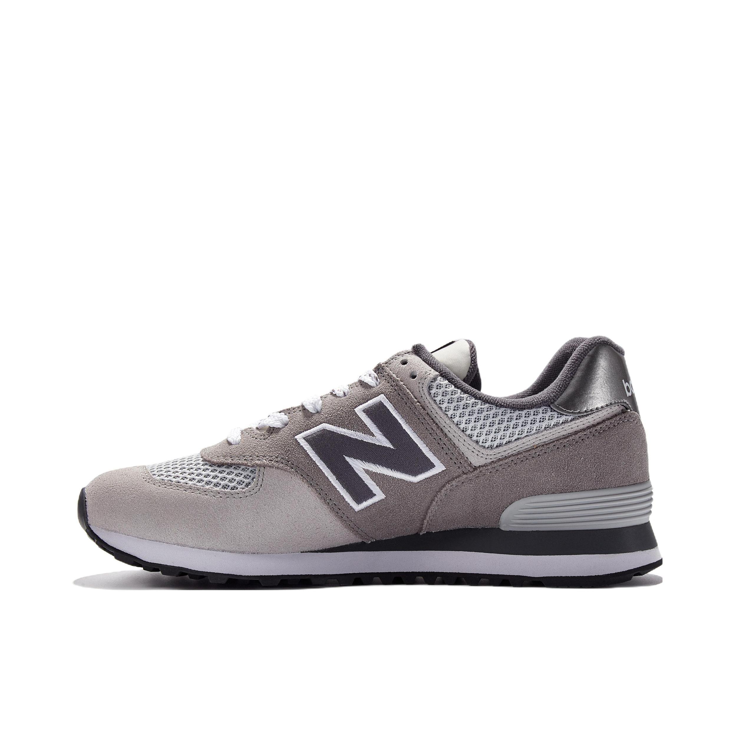 推荐商品：New Balance 574 运动休闲鞋 阿甘鞋 经典复古防滑耐磨缓震舒适透气时尚百搭轻便 灰色/银色