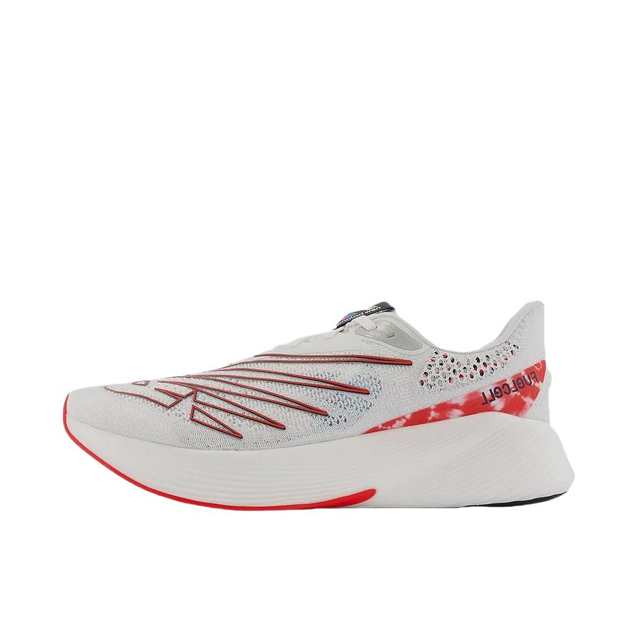 推荐商品：New Balance FuelCell RC Elite v2 跑鞋 竞速防滑耐磨网布透气马拉松碳板织物短跑 V2/白色/橘红