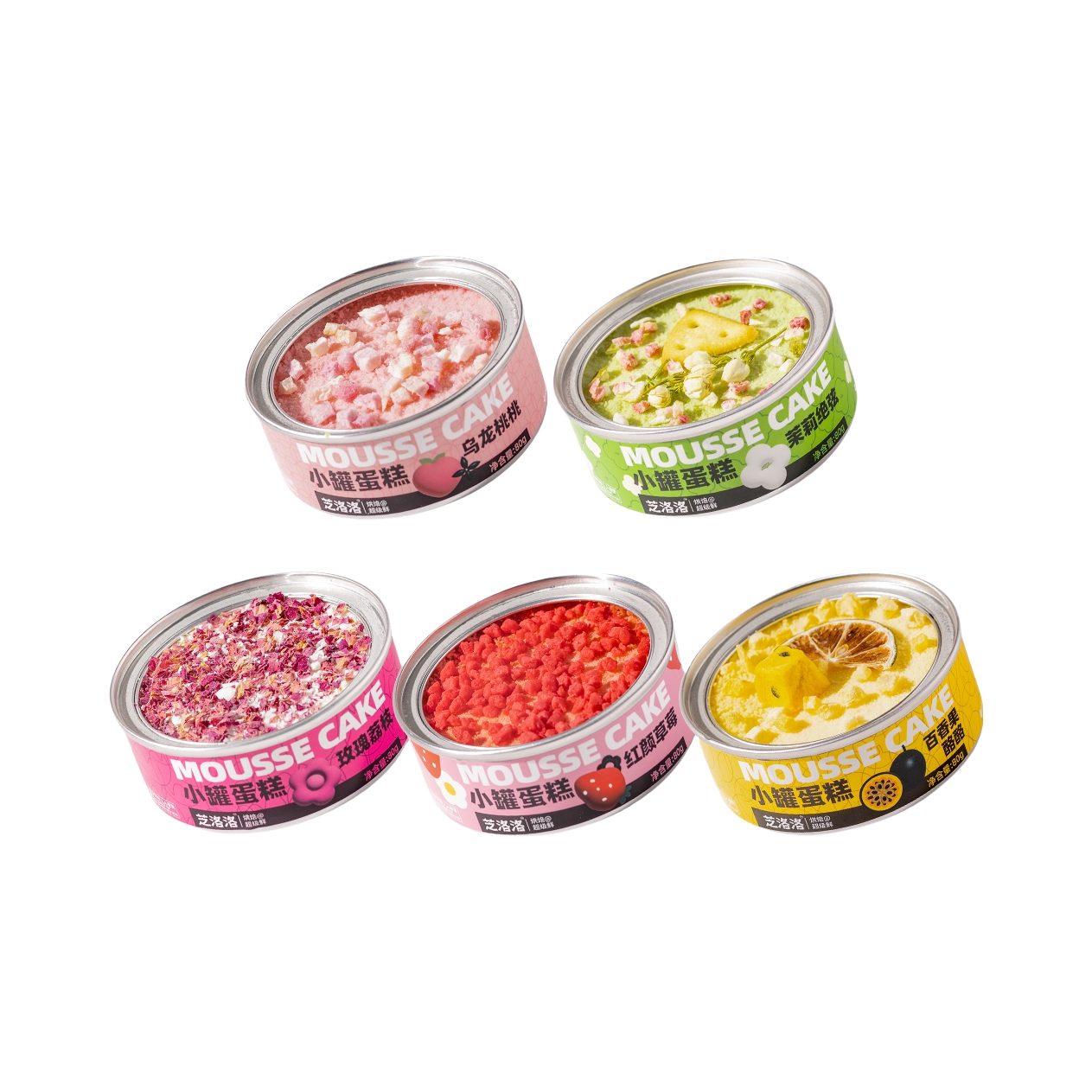 推荐商品：芝洛洛 慕斯小罐蛋糕 80g/盒 多口味组合 小罐盒子 罐装