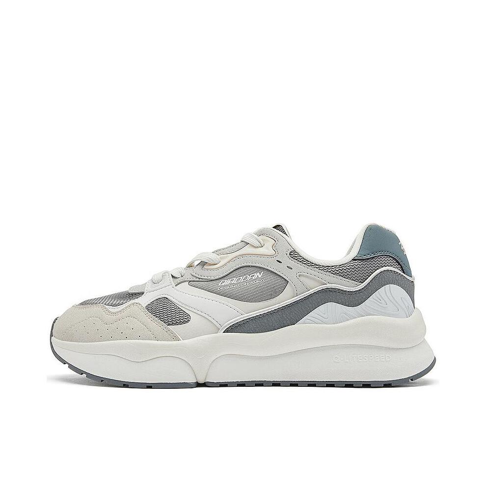 推荐商品：乔丹体育 透气 轻便 缓震 舒适 网面 厚底增高 复古 冬季 运动休闲鞋 KM33240401 沉静灰/薄雾灰