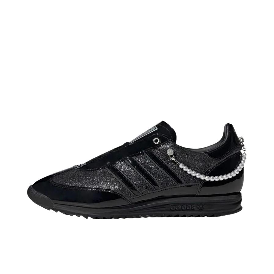 推荐商品：【马思纯同款】 adidas Originals SL 72 T头鞋 德训鞋 运动休闲鞋 轻便防滑耐磨透气舒适简约复古 绒面革/黑色