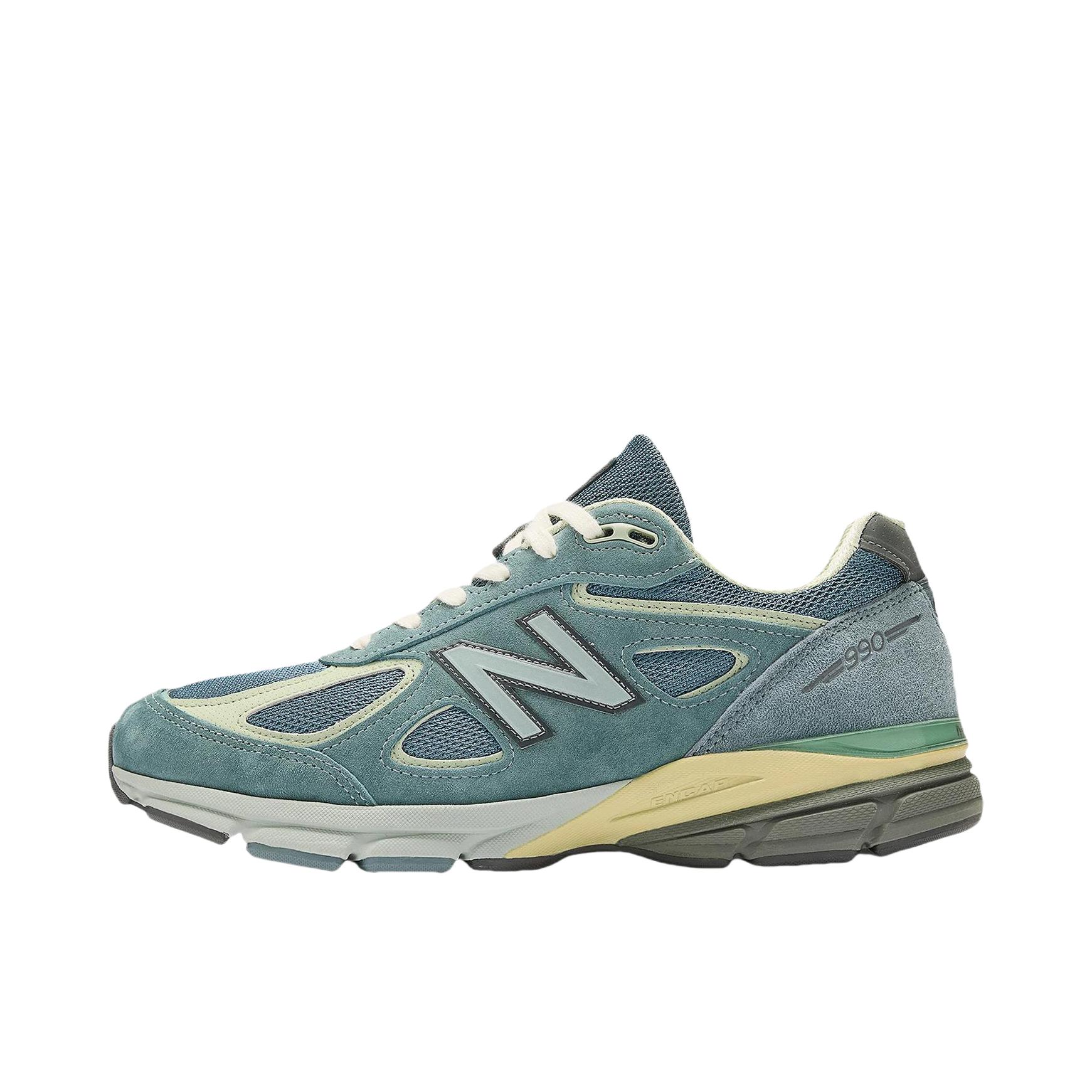 推荐商品：New Balance 990 V4 网布 织物 舒适轻便 减震 防滑耐磨 复古 运动休闲鞋 Auralee联名/D宽/藏青色