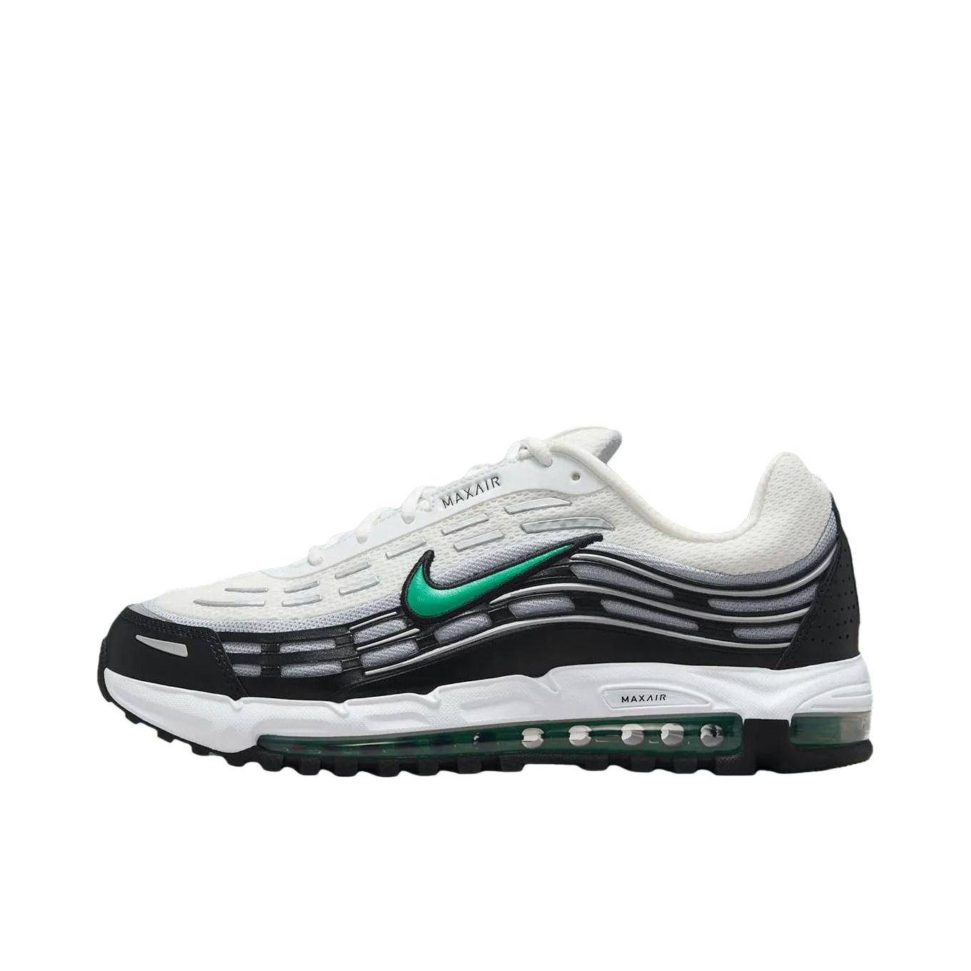 推荐商品：Nike AIR MAX TL 2.5 跑鞋 减震圆头百搭合成革回弹舒适耐磨 黑色/白色/绿色