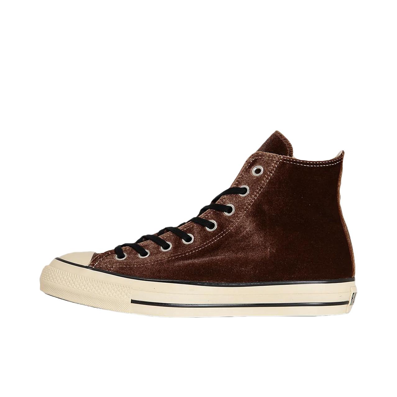 推荐商品：Converse/匡威 Chuck Taylor All Star 帆布鞋 常青款轻便防滑耐磨百搭复古圆头减震贴合高帮 浅米色/深棕色 