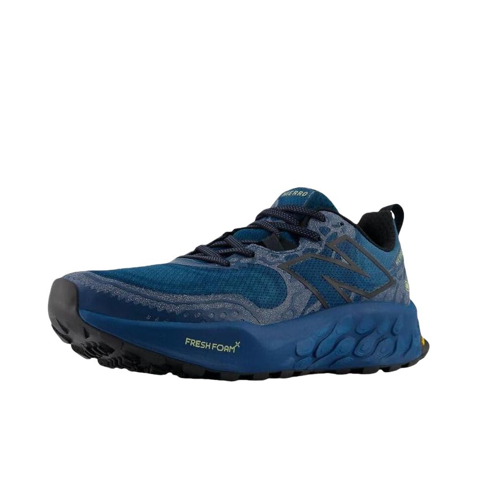 推荐商品：New Balance Fresh Foam X Hierro v8 跑鞋 轻量舒适缓震防滑耐磨轻便低帮圆头百搭时尚 女款/深海黑/沼泽绿  