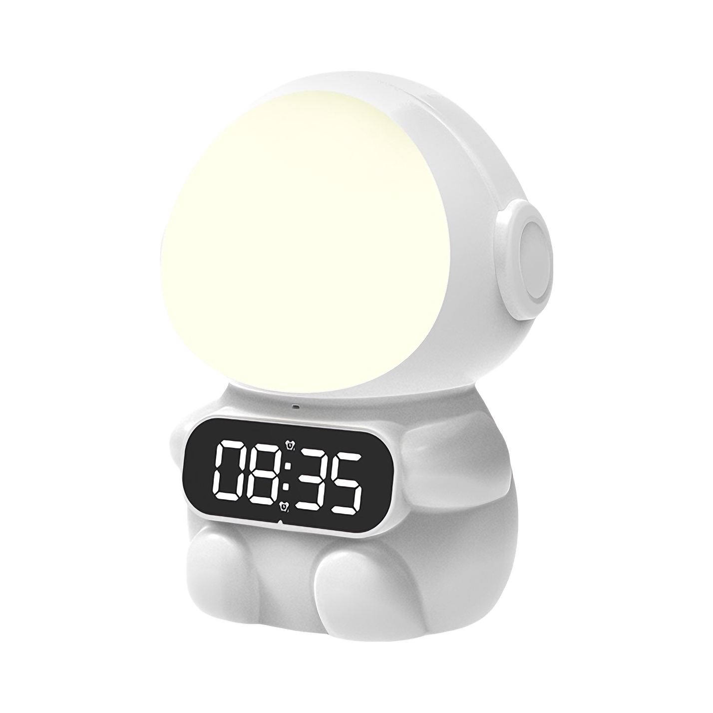 推荐商品：nolros 充电款 现代简约LED闹钟 JM-817