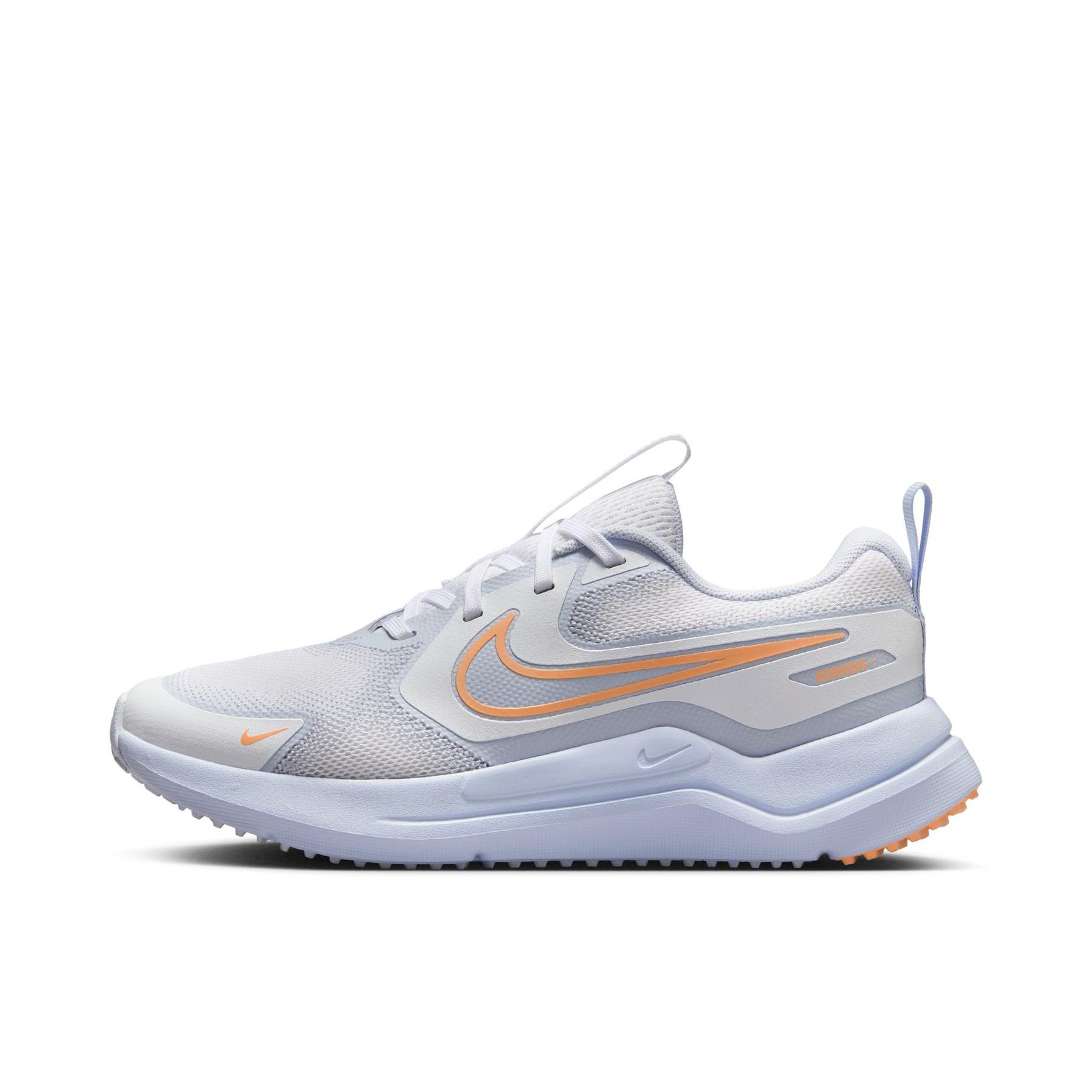 推荐商品：Nike Cosmic Runner 跑鞋 防滑耐磨舒适透气缓震轻便低帮平跟时尚百搭贴合 大童/白色/奶油桃色/紫蓝色