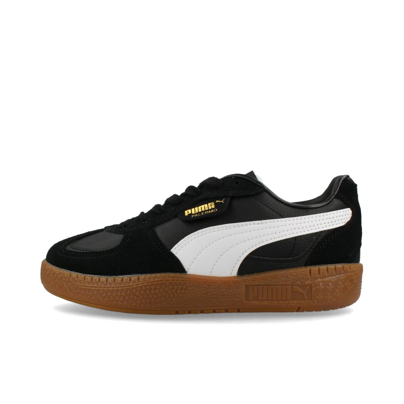 推荐商品：Puma/彪马 Palermo Moda Elevated Wns 运动休闲鞋 防滑耐磨舒适平底奶油感增高薄底 黑色