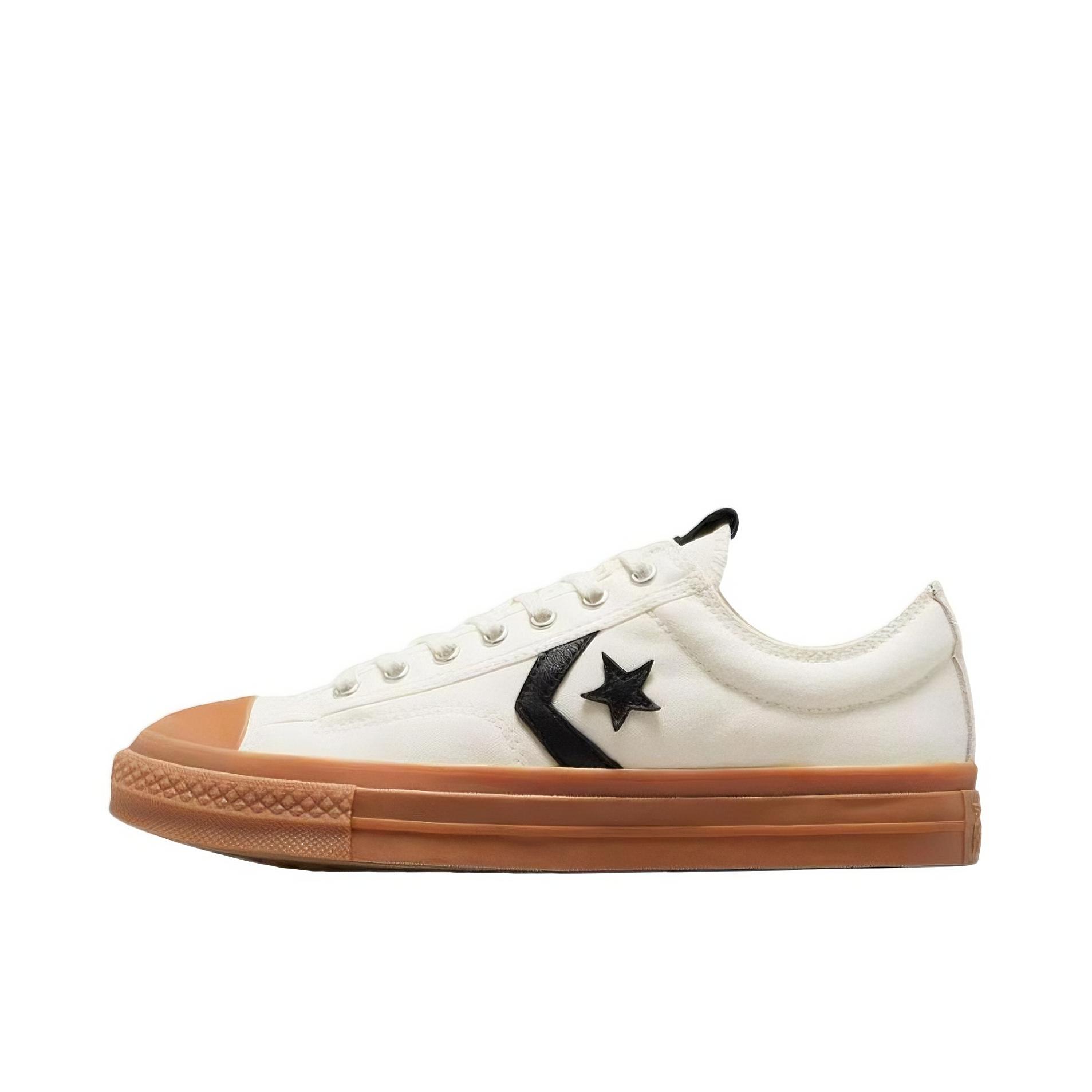 推荐商品：Converse/匡威 Star Player 76 帆布鞋 防滑耐磨舒适轻便易穿圆头百搭复古支撑 白鹭色/口香糖蜜色/黑色