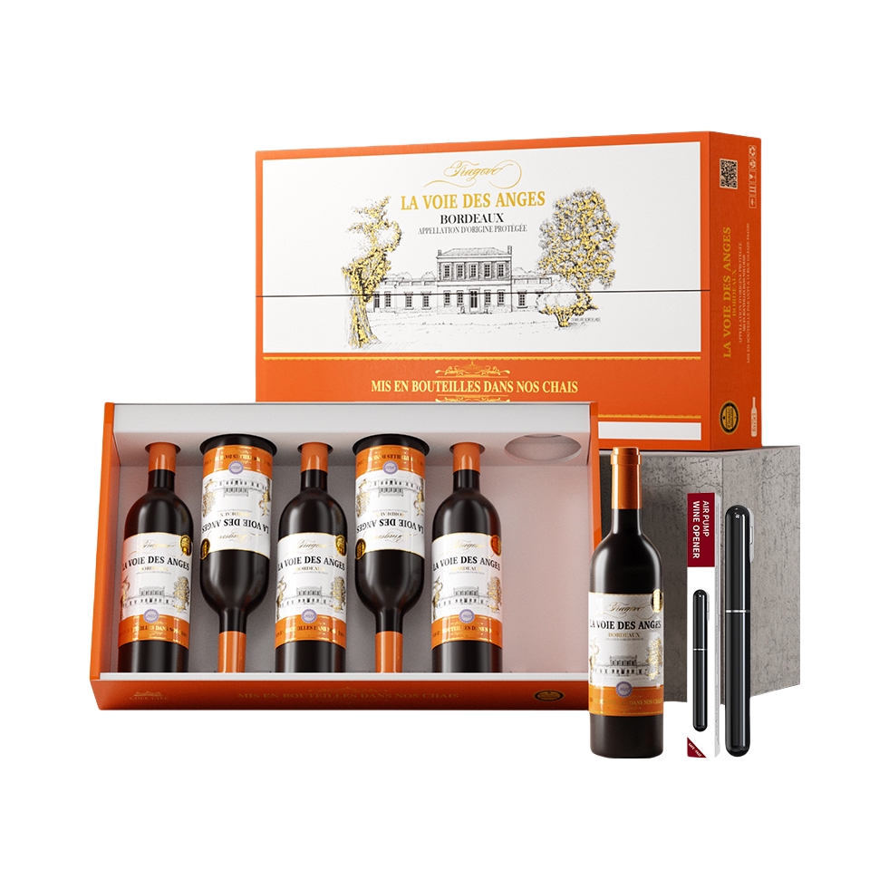 推荐商品：HOLALAN/赫罗兰 750ml 13.5%vol 特拉格夫波尔多红葡萄 礼盒