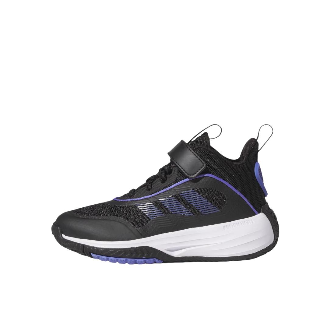 推荐商品：adidas OWNTHEGAME 3.0 实战 儿童篮球鞋 小童/黑色/浅钴蓝/白色