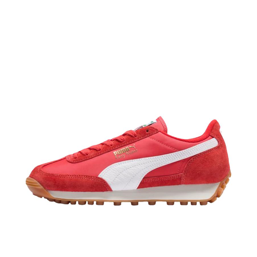 推荐商品：Puma/彪马 Easy Rider 防滑耐磨 减震 复古 轻便舒适 T头鞋 德训鞋 运动休闲鞋 女款/红色/白色