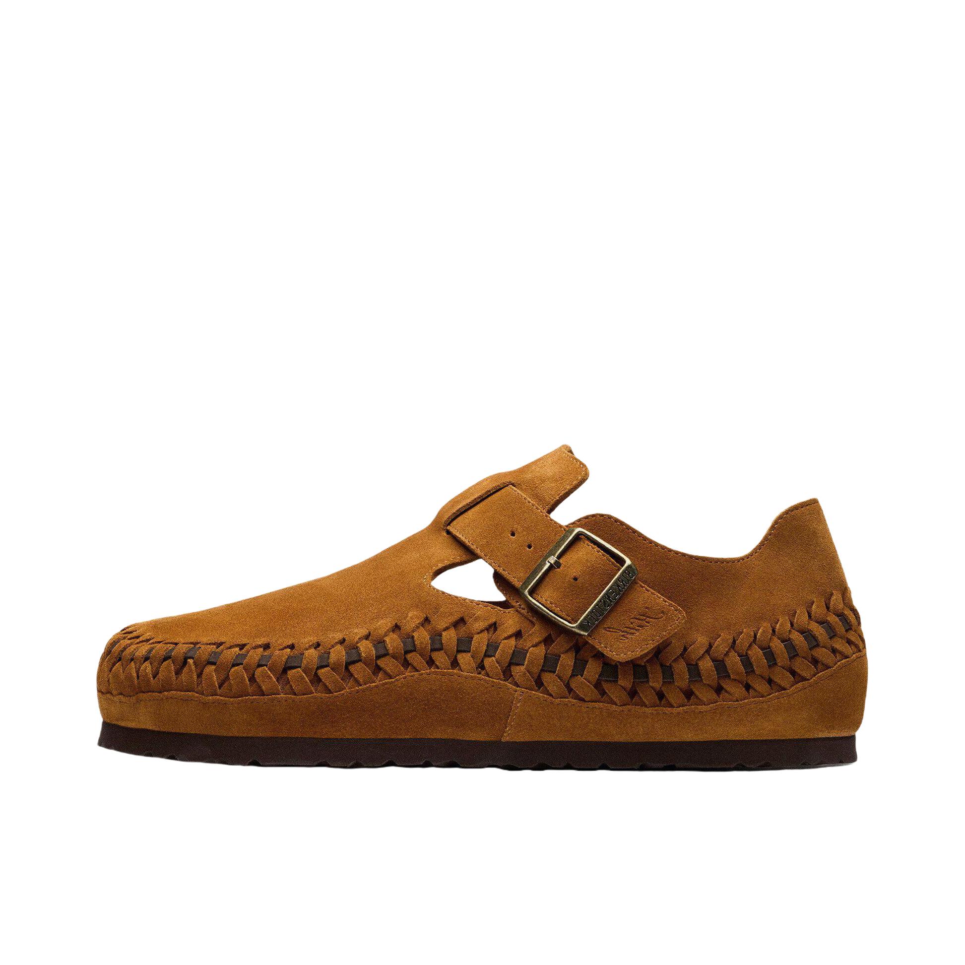 推荐商品：Birkenstock London 圆头搭扣 运动休闲鞋 KITH联名/深棕色 