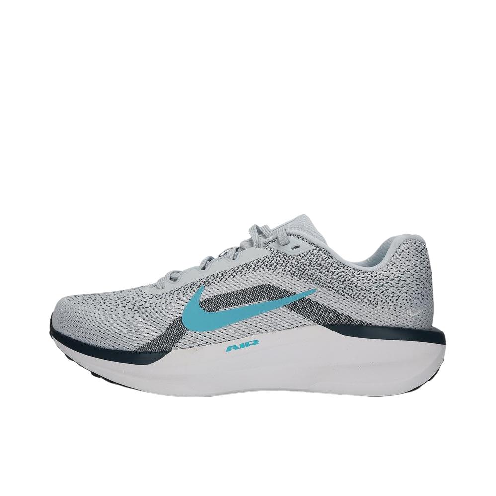 推荐商品：Nike Winflo 11 跑鞋 网面轻便减震简约休闲长跑短跑训练防水圆头贴合支撑 宽版/山峰白/光子灰/米白色