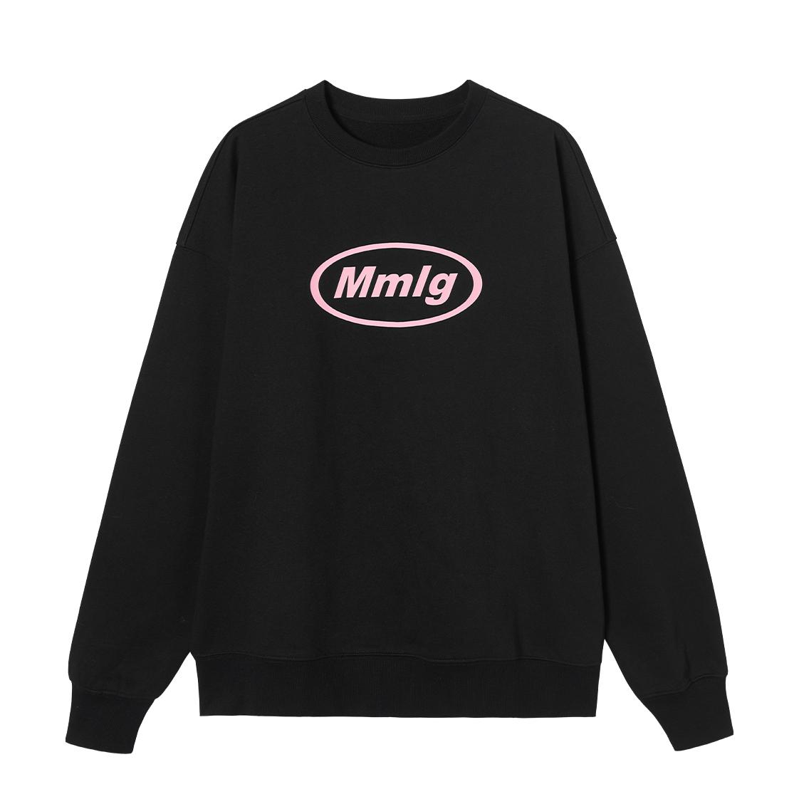 推荐商品：Mmlg  纯色透气耐磨圆领套头卫衣 男女同款 EQA006 加绒款/黑