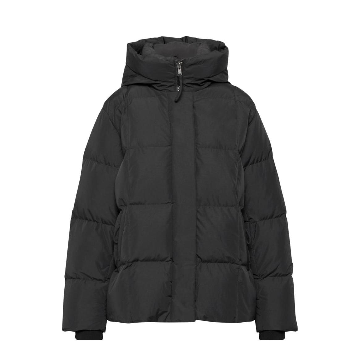 推荐商品：Aritzia Crown Puffer白鹅绒连帽长袖羽绒服 女装 97490 黑